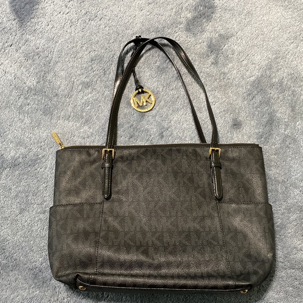 Michael by Michael Kors Signature Zip Top Bag